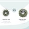 Artificial Spring/Summer Wreath 24 Inch Evergreen Wreaths for Front Door Eucalyptus Wreath with Berries for Outside All Seasons Indoor Outdoor Decor